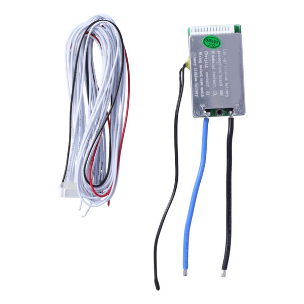 Battery Protection Board BMS PCB for Ternary Lithium Cell Pack Same Mouth Balance 13S 48V15A(6A Charging)