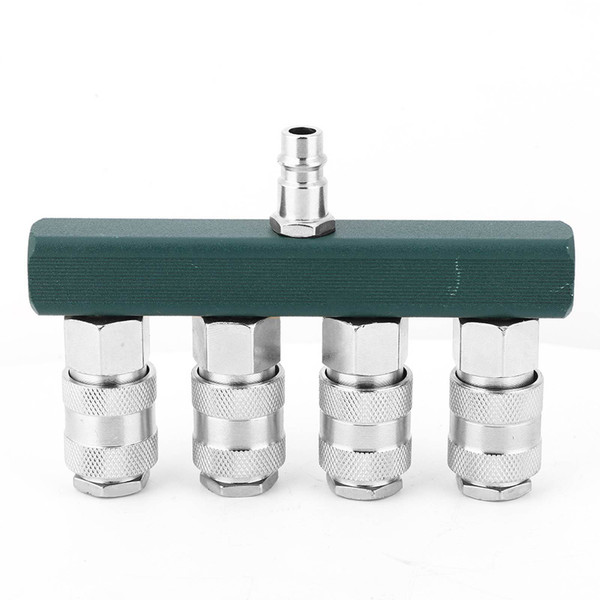 4 Way Quick Connector 1/4in NPT Thread High Quality Air Hose Coupler Pneumatic Fittings