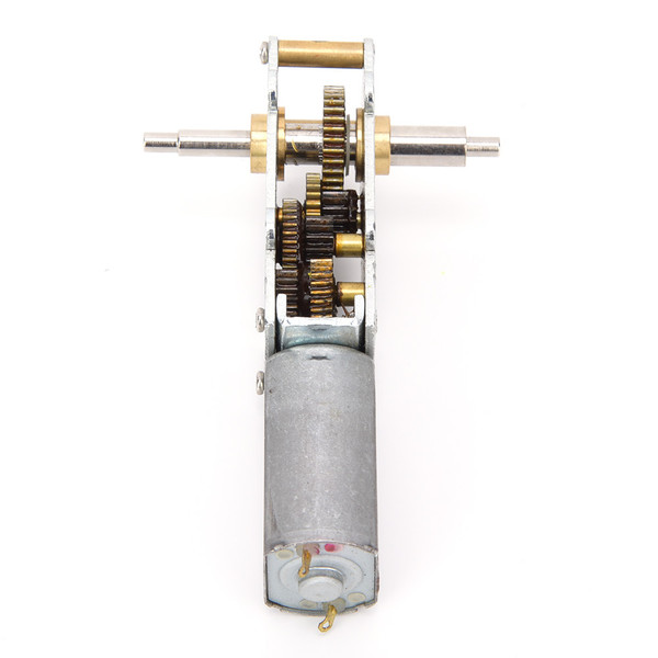 Worm Gear Motor Electric Toy Motor Speed Reduction Motor DC3~24V for Multiple Purpose7.5rpm