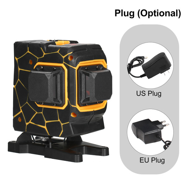 Green Laser Beam Level Meter Laser Leveler Professional Line Laser 12-line Green Light Self-Leveling Laser Level Tool Cross Line Laser Leveler Automatic Leveling with 2400mAh Rechargeable Battery Remote Controller