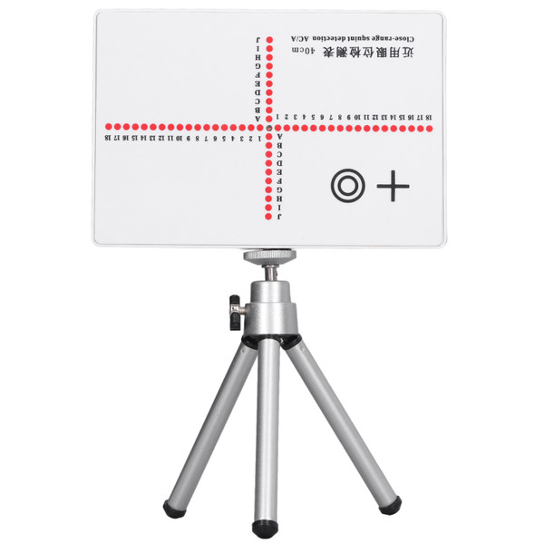 Optometry Test Tool AC/A Optometry Test Strabismus Inspection Board with Tripod Stand