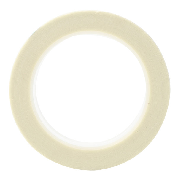 Heat Resistant Glass Fiber Cloth Single Sided Sealing Adhesive Tape White 15mm x 30m