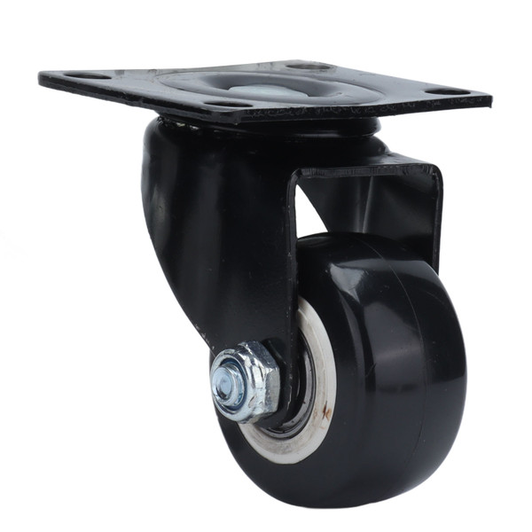Swivel Caster 2.5in Polyester Wheel Dual Bearing Low Noise Heavy Duty for Trolley Cart