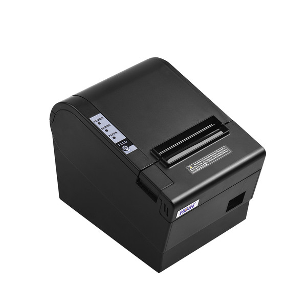 HOIN 80mm Thermal Receipt Printer with Auto Cutter USB Ethernet Interface Ticket Bill printing Compatible with ESC/POS Print Commands for Supermarket Store Home Business