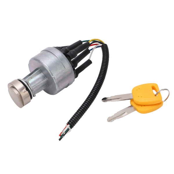 Starter Ignition Switch with Protective Cover 2 Keys for Hitachi Excavator EX200 EX200 1