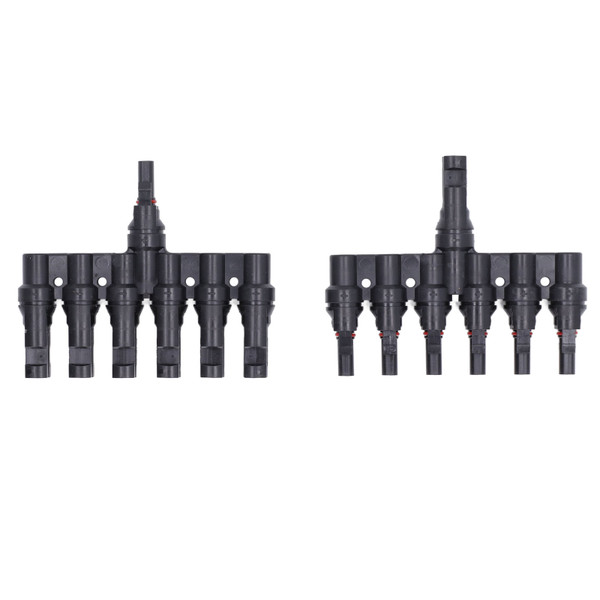 1 Pair Solar Branch Connector Panel Parallel Connection Cable Splitter Coupler DIY Mount Tool T7