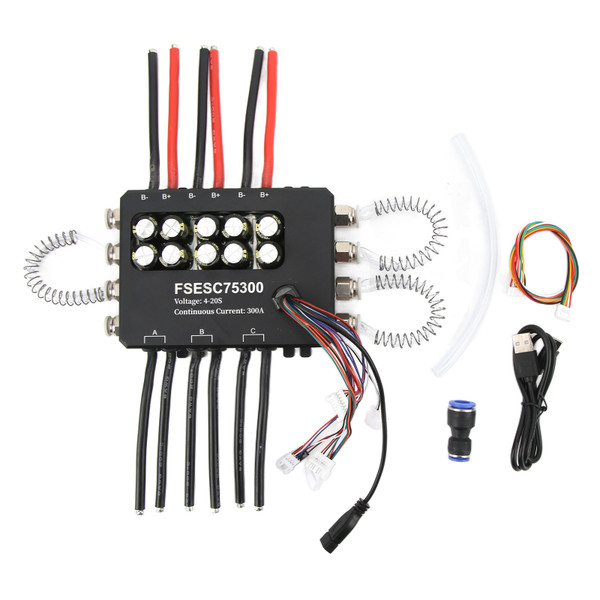 FLIPSKY ESC Speed Controller Aluminum Substrate Various Control Modes RC Car ESC for Robot 14‑84V