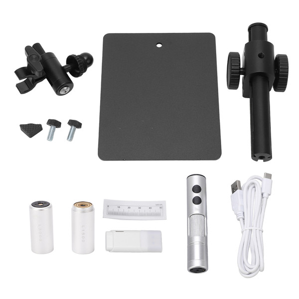 Digital Microscope Magnifier Set 750X 1500X 3000X Lens High Resolution USB Electronic Microscope with LED Light