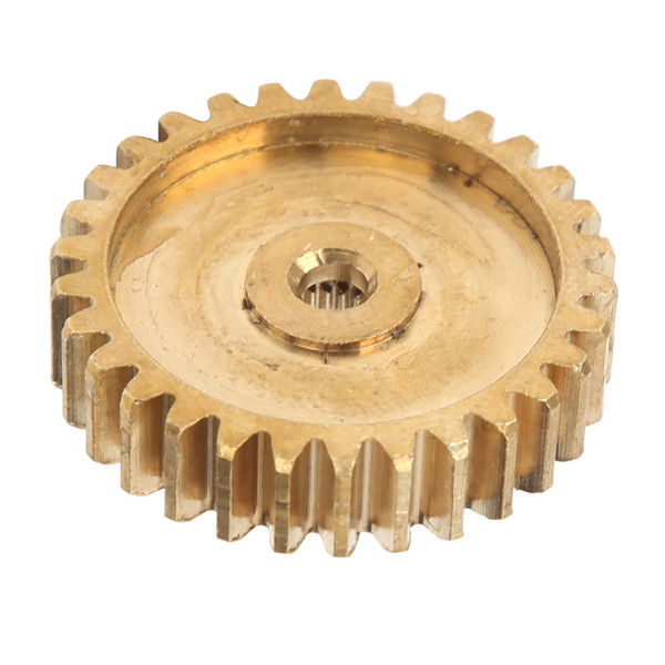 Spur Gear Brass 30 Tooth for Servo 25 Tooth Spline 0.8 Mod Industrial Robot Part 4305‑0025‑0030