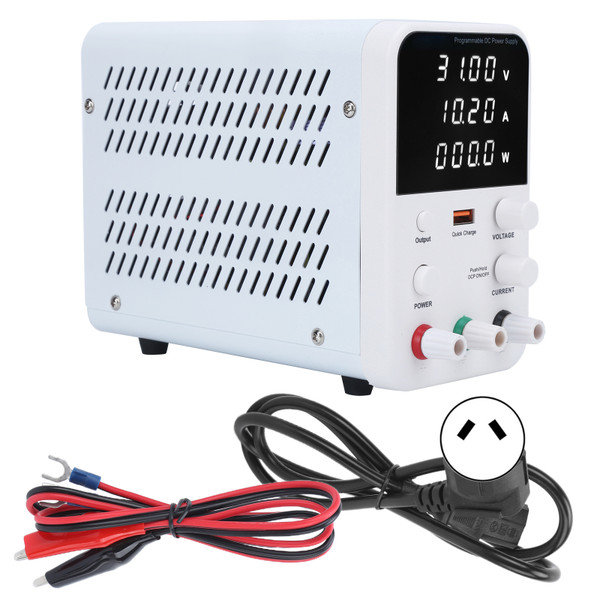 WPS3010B DC Power Supply USB Powered Adjustable Programmable Switching Power Supply for Laboratory 10A 30V 300WAU Plug 230V