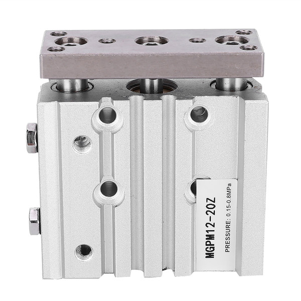 MGPM12-20Z 3 Rod Double Acting Air Cylinder Aluminum Alloy Pneumatic Cylinder 12mm Bore