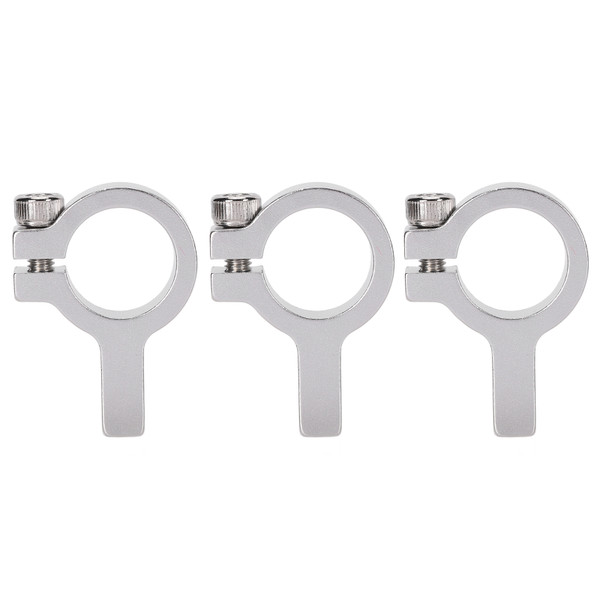 3Pcs Tube Clamp Hub Aluminum Shaft Clamping M4 Thread Mounting Bracket Kit Robot Accessories3403-0024-0015