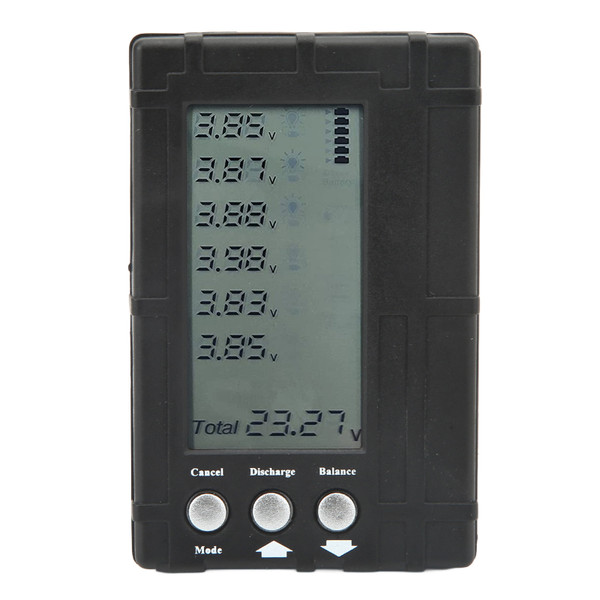 3 in 1 Battery Capacity Checker Balancer Discharger Digital LCD Display Battery Meter for Model Airplane