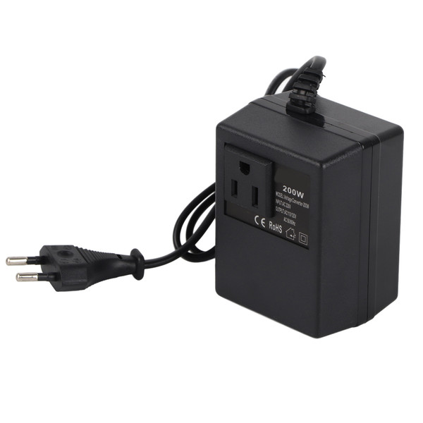 Travel Adapter with Voltage Converter Universal Travel Plug Adapter 200W Maximum  AC220V
