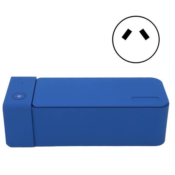 Ultrasonic Cleaner Mini 600ml 50kHz Ultra Sonic Tank Bath Cleaning Machine MK186 BlueAU Plug AC220V