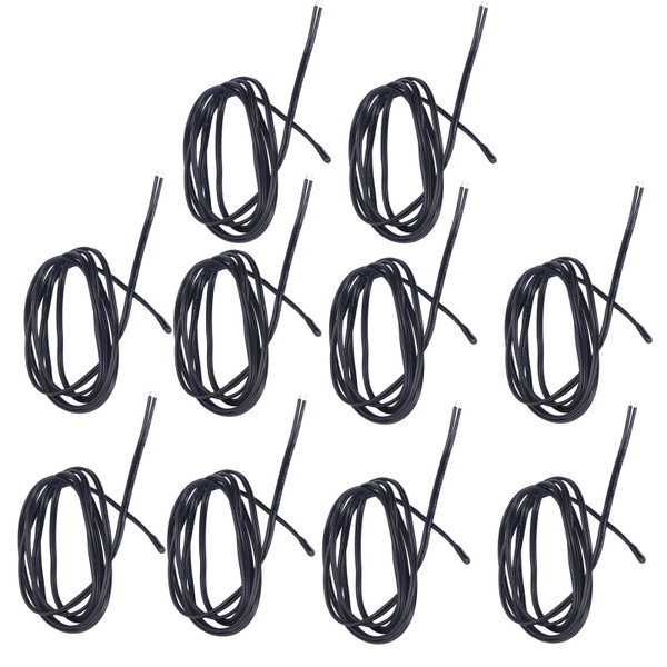 10Pcs NTC Thermistor Sensor PVC Epoxy Resin NTC Temperature Probe for Home Appliances High Accuracy 1m50K B3950