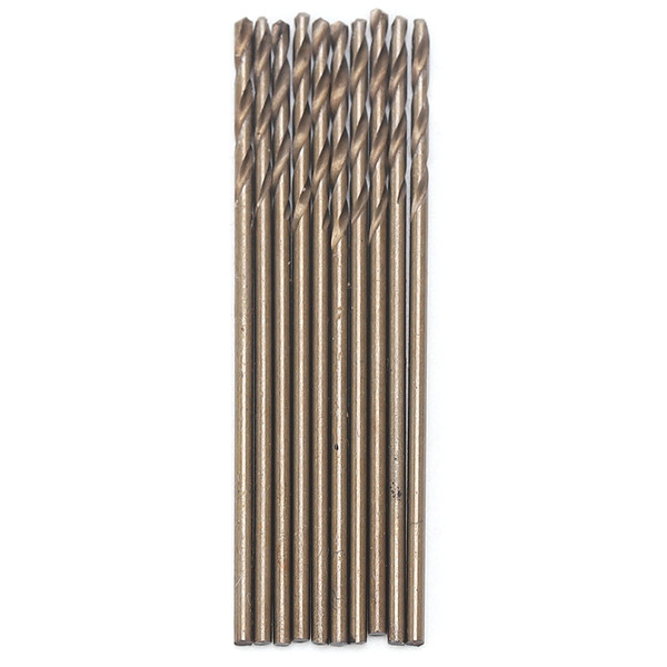 10Pcs Twist Drill Straight Shank High Speed Steel Drill Bit Set for Bench Drilling Machine1.5mm
