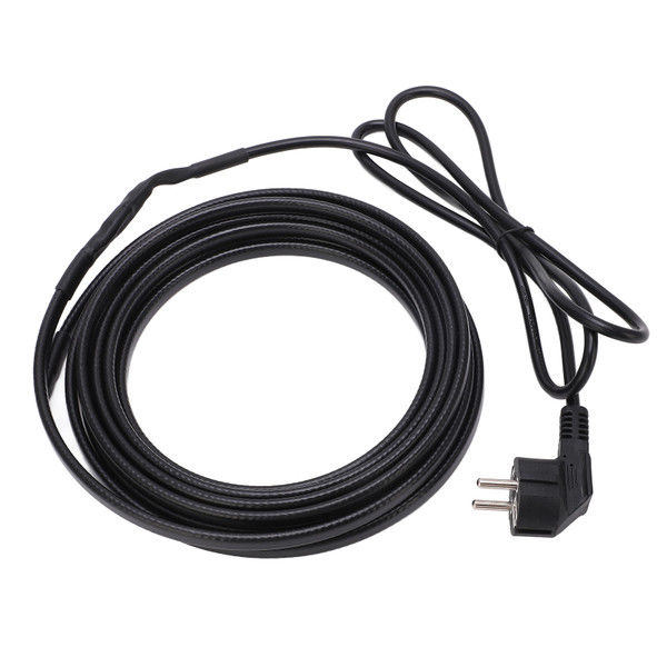 Pipe Heating Cable Heat Tape Heater 5 Meter Self Regulating with Plug for Winter EU Plug 220V