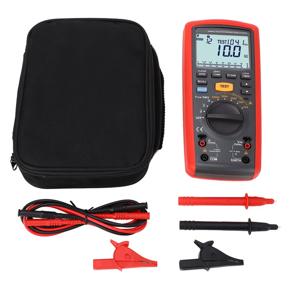 UT505A Handheld Insulation Resistance Tester Ground Resistance Meter Digital Megohmmeter for Electrical Components Motor