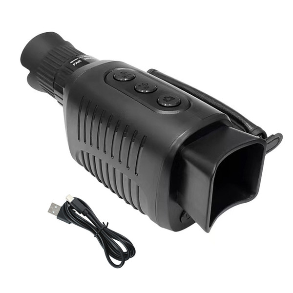 Infrared Night Vision Viewer 7 Levels IR Adjustment Outdoor Monocular Telescope with USB Cable