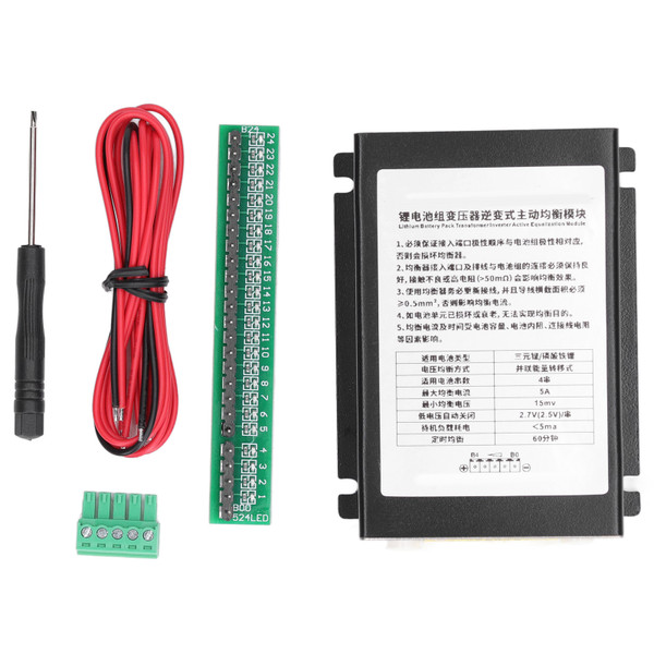 Battery Active Equalizer 5A 4S Cell Unit Voltage Balancer Volt Balance Board Set Kit