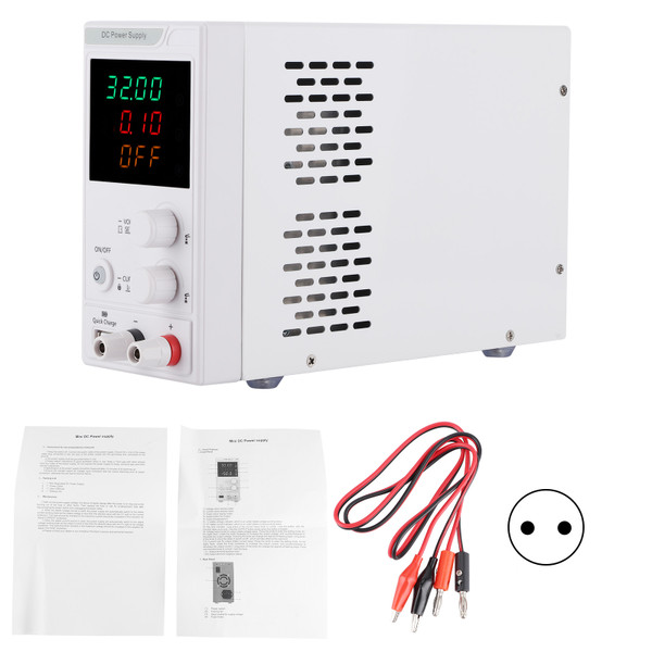 30V/10A Regulated DC Power Supply Mini DC Regulated Power Supply Electrical MaintenanceEU Plug 220V