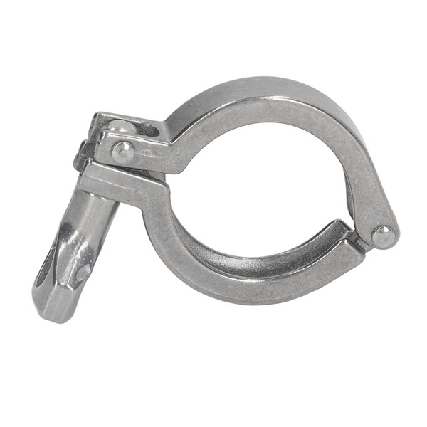 Triple Clamp 304 Stainless Steel 1 Pin Fixture Fitting with Wing Nut for Hose Pipe Pipeline 32