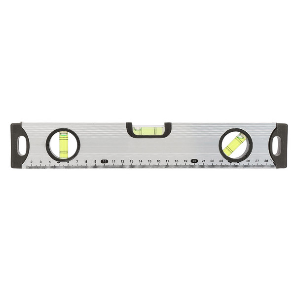 30/60cm Aluminum Alloy Spirit Level Ruler Gauge Measure Tool Magnetic Bubble Level Ruler(30cm)