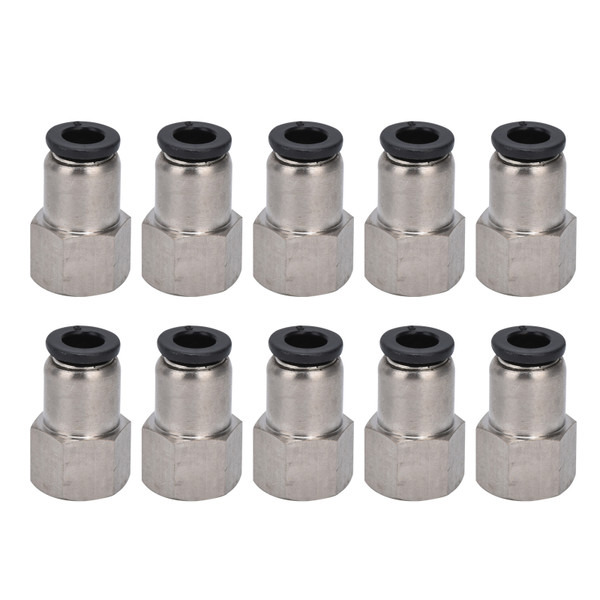 Female Straight Pneumatic Connecter Straight Pneumatic Quick Fitting Air Line Connector4-02