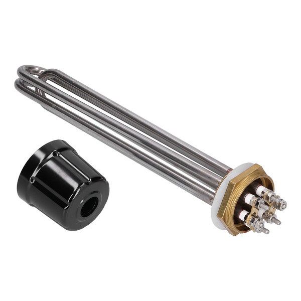Heating Tube Electric Stainless Steel Rod Industrial Supplies Brass Thread AC220/380V9KW 1.5in BSP
