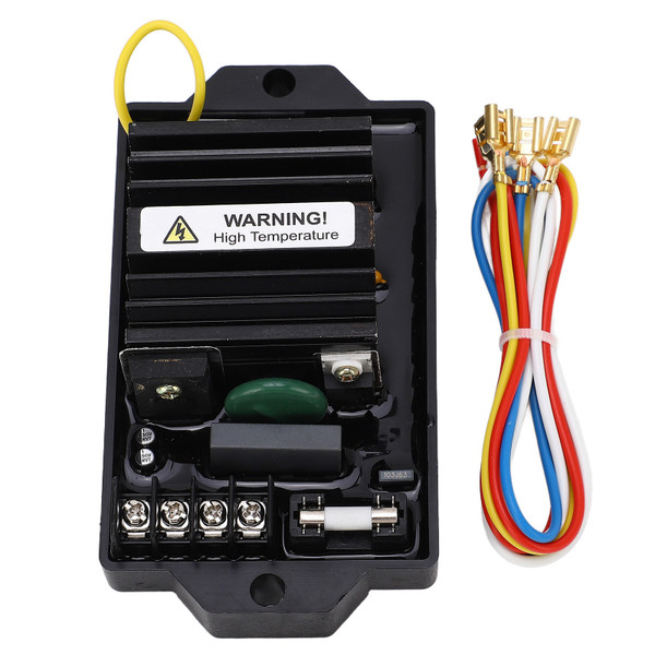 Automatic Voltage Regulator 20A Brushless Excitation Generator Voltage Regulator Module Diesel Genset AVR 0‑115V DC