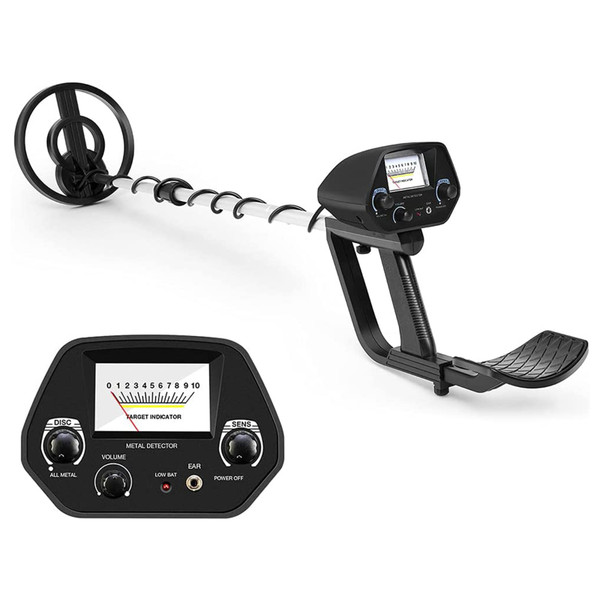 Underground Metal Detector with Armrest Pointer Type High Accuracy Outdoor Metal Finder 7.2‑9.6V
