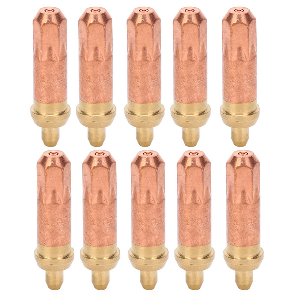 10Pcs Gas Cutting Nozzle Tip Propane Acetylene Machine Sleeve Type Gun Head G01‑1002#
