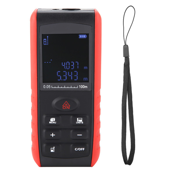 KXL-E Digital Handheld Laser Distance Meter Range Finder Measure Diastimeter (E100)