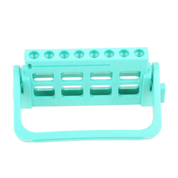 8 Holes Dental Autoclavable  Dispenser Endodontic File Drill Stand Holder(green)
