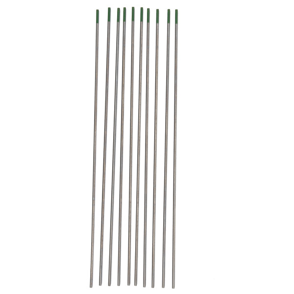 10Pcs WP Rod Tungsten Electrode Arc Needle for Welding Thin Aluminum Steel Green 1.6mm