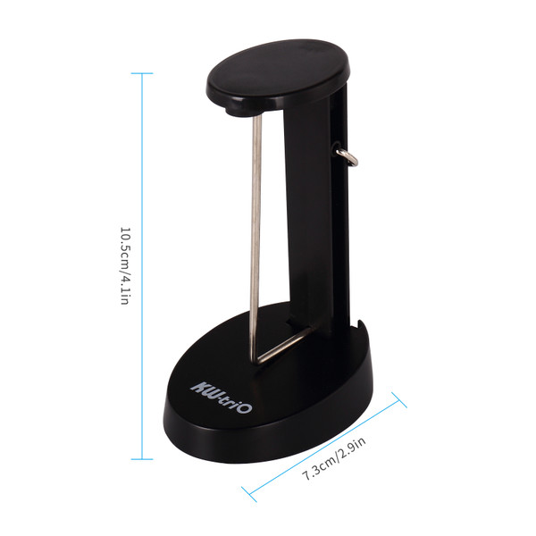 KW-trio Desk Receipt Holder Spike Stick with Hook Safety Protective Cover Design Check Spindle Bill Notes Paper Memo Fork Restaurant Ticket Holder