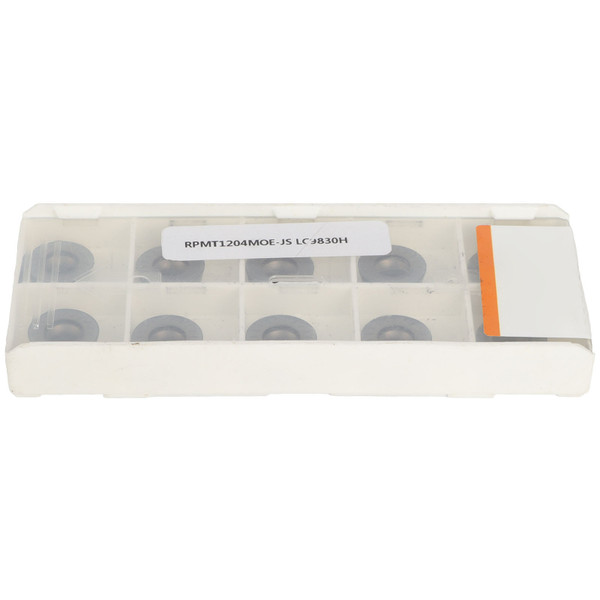 10Pcs Turning Insert Carbide Round Blade Lathe Cutter Milling CNC Cutting Tool Set Kit(RPMT1204MOEJS )