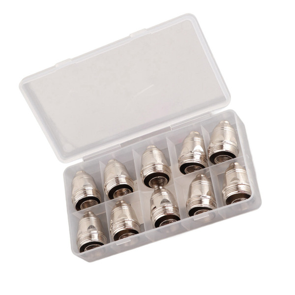 P80 Plasma Cutter Torch Electrode Nozzle Combination Set 20pcs (1.5mm Ordinary Nozzle)
