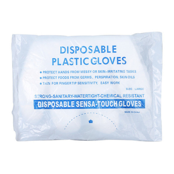 Disposable Gloves PE Transparent Food Handling Gloves for Household Cleaning Beauty Treatment