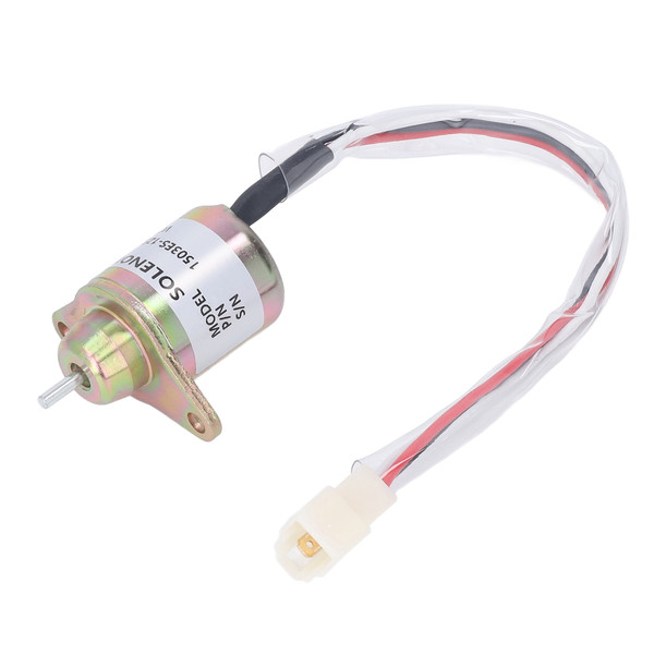 Shut Off Solenoid Valve Fuel Stop Flameout Valve Excavator Accessory DC 12V 1503ES‑12S5SUC5S