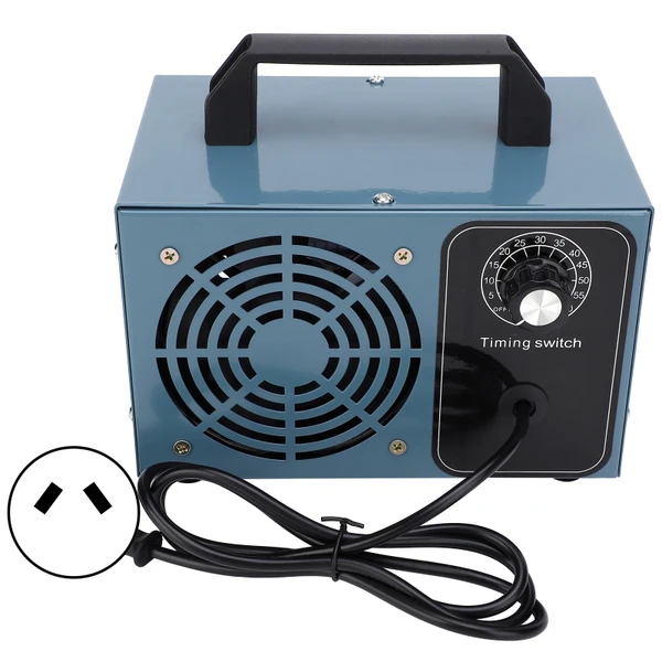 Ozone Generator Machine Small Portable Air Purifier Cleaner Home Indoor Blue with TimerAU Plug 220V 10g / h