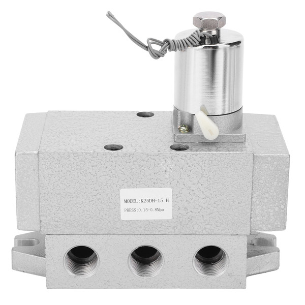 G1/2in K25DH‑15 H 2 Position 5 Way Solenoid Valve Single Electric Control EquipmentDC12V