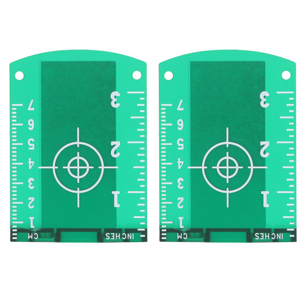 2Pcs Laser Target Plate ABS Magnetic Floor Laser Target Card Level Plate for Replacement