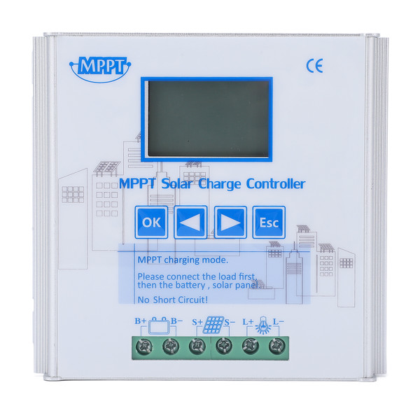 Solar Charge Controller MPPT Photovoltaic PV Battery Panel Charging Regulator 12V 24V 10A