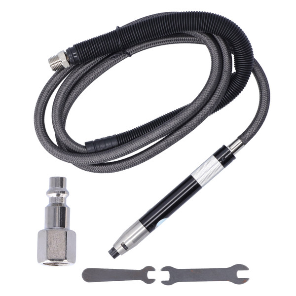 Pneumatic Grinding Pen Air Grinder Adjustable Portable Polishing Tool Set Kit KP‑6091US Plug