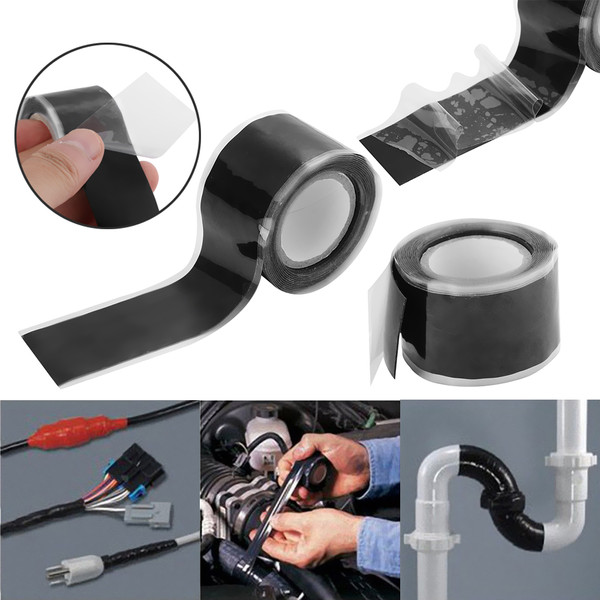 Water Resistant Self Adhesive Silicone Rubber Sealing Insulation Repair Tapes for Electrical Cables Connections Water Pipe