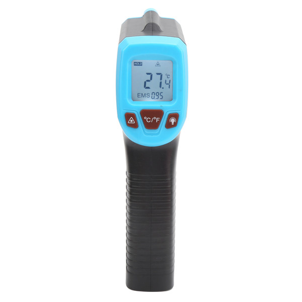 Temperature Measuring Gun Infrared with LCD Display Industrial Thermometer GM320SBlue