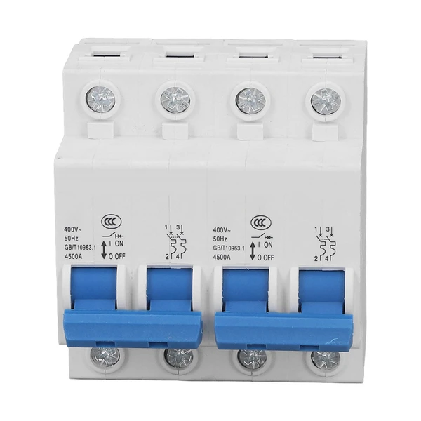 Circuit Breaker Interlock Manual Dual Power Transfer Switch AC 400V 4500A for Home 63A