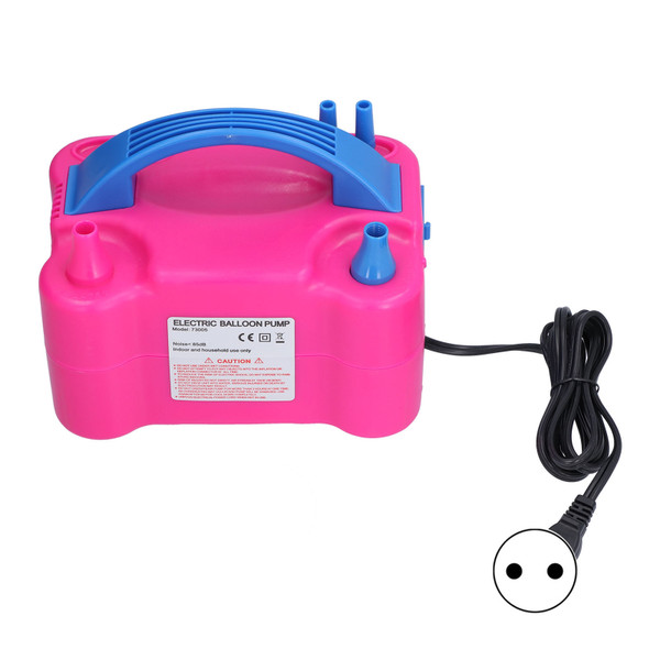 Electric Balloon Pump Poortable Dual Nozzle Balloon Blower Pump for Decoration Party Sport(（AC220V） )